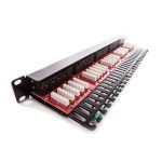 KE-Line 50 portos ISDN CAT3 Patch panel RJ45/u