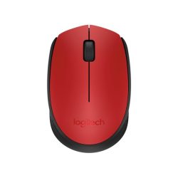 Logitech M171 vezeték nélküli piros notebook egér