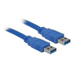 Delock 82537 USB-A - USB-A 3.0 5m kék kábel