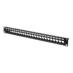   DIGITUS 24port 19" 1U fekete moduláris üres Patch Panel