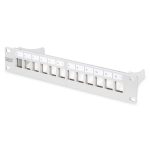   DIGITUS 12port 10" 1U szürke moduláris üres Patch Panel