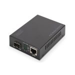   DIGITUS Gigabit PoE+ (RJ45-SFP) 30W SFP modul nélküli média konverter