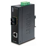   PLANET IFT-802TS15 SM 10/100Mbps (RJ45-SC) ipari média konverter