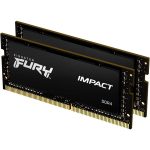   Kingston 32GB/3200MHz DDR-4 (Kit of 2) FURY Impact (KF432S20IBK2/32) notebook memória