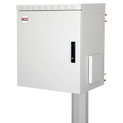 Lande LN-SBO-IP5524U6045-LG SAFEbox 19" 24U 600x450 kültéri szürke fali rack szekrény