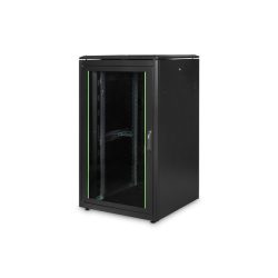 DIGITUS Rack Unique 19" 26U 800x800mm álló fekete rack szekrény