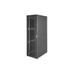   DIGITUS 19" Server Rack Unique 2050x600x1000 42U perforált ajtós fekete szerver rack szekrény