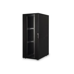 DIGITUS 19" Server Rack Unique 2050x800x1200 42U perforált ajtós fekete szerver rack szekrény