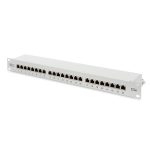   DIGITUS CAT5e 24port 19" 1U szürke árnyékolt Patch Panel