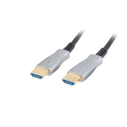 Lanberg 100m aktív optikai HDMI apa-apa fekete AOC kábel