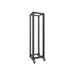 Lanberg OR01-6842-B 19" 42U SZÉL:600 MÉLY:800 MAG:2138 lapraszerelt fekete rack keret