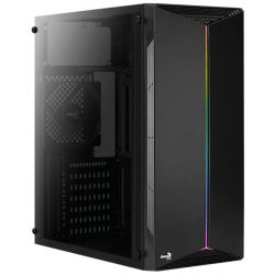 Aerocool Split RGB fekete (táp nélküli) ablakos ATX ház