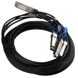 MikroTik XQ+BC0003-XS+ QSFP28 to 4xSFP28 100G to 4x25G 3m break-out cable