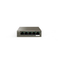 Tenda TEF1105P-4-38W 5port 10/100Mbps 4xPoE FE LAN nem menedzselhető asztali PoE switch