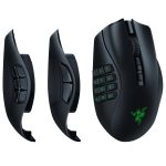   Razer Naga V2 Pro optikai USB  Bluetooth fekete vezeték nélküli gamer egér