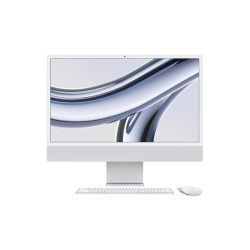 Apple iMac 24" Retina/M3 chip 8 magos CPU és GPU/8GB/256GB SSD/ezüst All-in-One számítógép