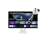   LG 27" 27SR50F-W, 1920x1080 IPS 16:9, 250cd/m2, 14ms, 2xHDMI/2xUSB/Bluetooth/AirPlay, hangszóró smart monitor