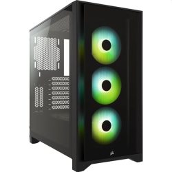 CORSAIR iCUE 4000X RGB fekete számítógépház