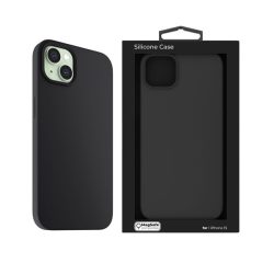 NextOne IPH-15-MAGCASE-BLACK iPhone 15 fekete szilikon MagSafe hátlap