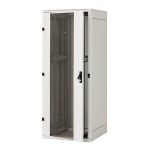   Triton 19" 42U 800x800 mm Biztonsági üvegajtóval, teherbírás 800kg, szürke álló rack szekrény