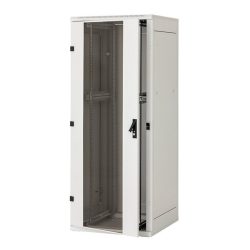 Triton 19" 47U 800x800 mm Biztonsági üvegajtóval, teherbírás 800kg, szürke álló rack szekrény