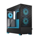   Fractal Design Pop Air RGB ciánkék/fekete (táp nélküli) ablakos ATX ház