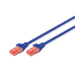 DIGITUS CAT6 U/UTP 0,5m kék patch kábel