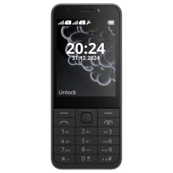 Nokia 230 (2024) 2,8" DualSIM fekete mobiltelefon