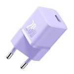   Baseus CCGN050105 Mini GaN5 20W lila hálózati töltő adapter