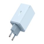   Baseus P10162705312-00 GaN6 Pro 100W EU kék gyorstöltő adapter 1m USB Type-C - Type-C kábellel