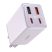 Baseus P10162705532-00 GaN6 Pro 100W EU lila gyorstöltő adapter 1m USB Type-C - Type-C kábellel