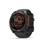   Garmin 010-02905-00 fenix 8 AMOLED (51mm) szilikon pántos fekete okosóra