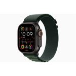   Apple Watch Ultra2 v2 Cellular (49mm) fekete titán tok, sötétzöld alpesi pánt (L) okosóra