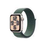   Apple Watch SE2 v3 GPS (40mm) csillagfény alumínium tok, tózöld sportszíj okosóra