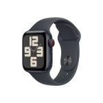   Apple Watch SE2 v3 Cellular (40mm) éjfekete alumínium tok, éjfekete sportszíj (S/M) okosóra