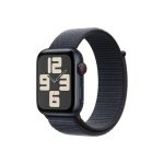   Apple Watch SE2 v3 Cellular (44mm) éjfekete alumínium tok, tinta sportszíj okosóra