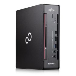 Fujitsu Esprimo Q958 Micro/i3-8100T/8GB/256GB SSD/Win Pro COA/fekete asztali számítógép (Használt A+,felújított)