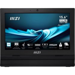 MSI PRO AP162T ADL-017XEU 15,6"FHD Touch/N100/4GB/256GB/fekete All-in-One asztali számítógép